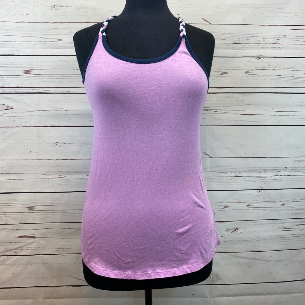 Splendid Lavender Pink Braided Racer Back Tank 14